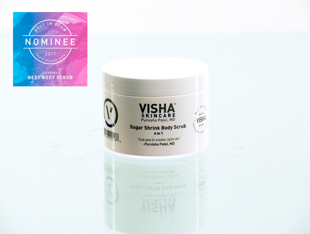 Sugar Shrink Body Scrub Nominated for Indie Beauty Expo Best in Show!